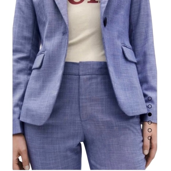 NWT ZARA Heathered Tailored Jacket - Picture 2 of 10